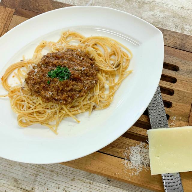 名古屋辻学園調理専門学校 本格!ミートソースパスタ1