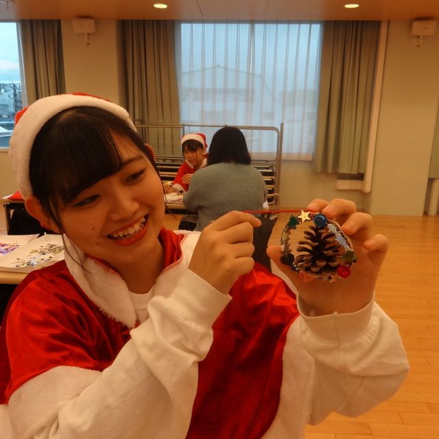 羽田幼児教育専門学校 【学生と工作体験】クリスマス工作＋保育園見学ツアー2