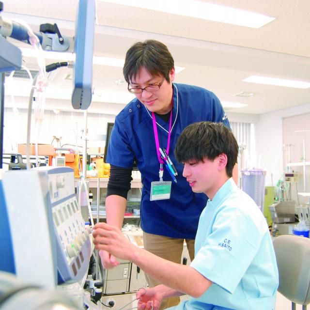 北海道ハイテクノロジー専門学校 医療機器のスペシャリスト!医療機器を使ってみよう!1