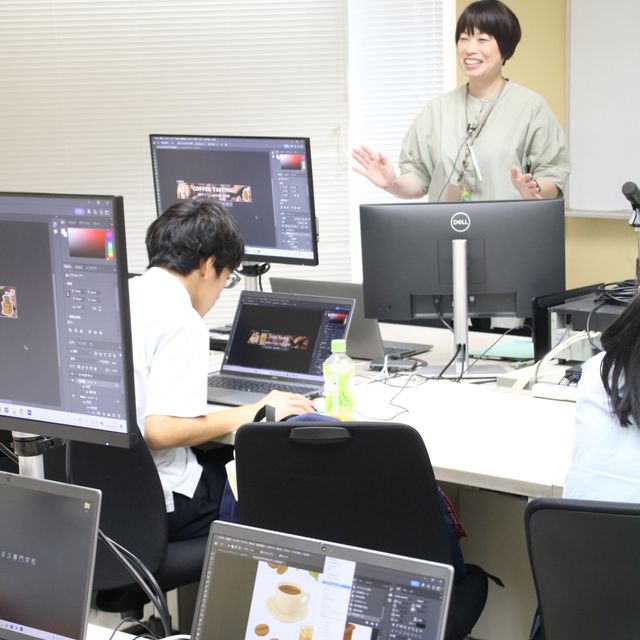 熊本電子ビジネス専門学校 実際の授業が体感できる「DENBI体験授業！」2