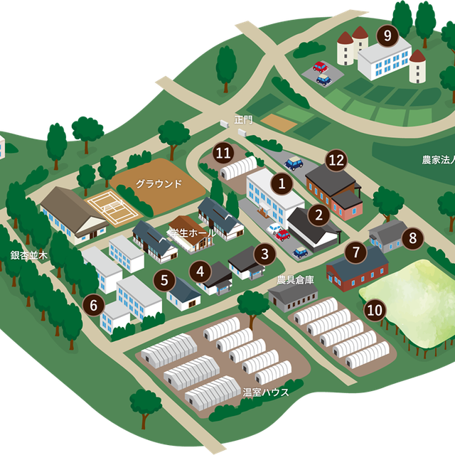 鯉淵学園農業栄養専門学校 6月は在校生座談会　7月は授業見学　8月は収穫・調理体験　1