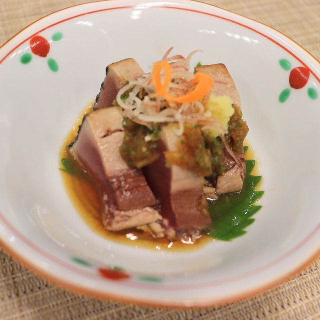 京都調理師専門学校 【戻り鰹叩き】日本料理実習＆ガストロノミーデモ★1