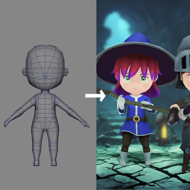 沖縄ラフ＆ピース専門学校 初心者大歓迎！ゲーム出てくる「キャラクター」を制作しよう！1