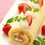 可愛いフルーツロールケーキの詳細