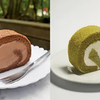 専門学校ビジョナリーアーツ 生チョコロールケーキ＆抹茶ロールケーキ（takeout）