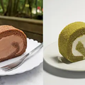 専門学校ビジョナリーアーツ 生チョコロールケーキ＆抹茶ロールケーキ（takeout）
