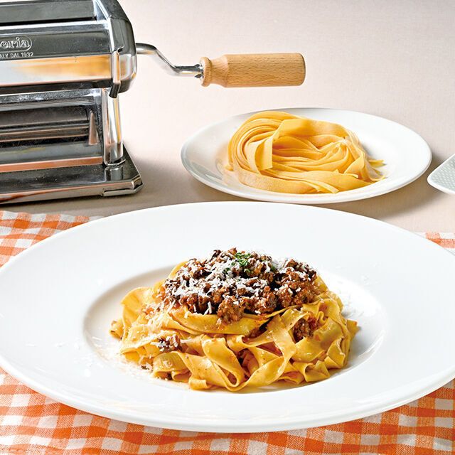 織田調理師専門学校 【西洋料理体験&学校説明】生パスタ ボロネーゼ1