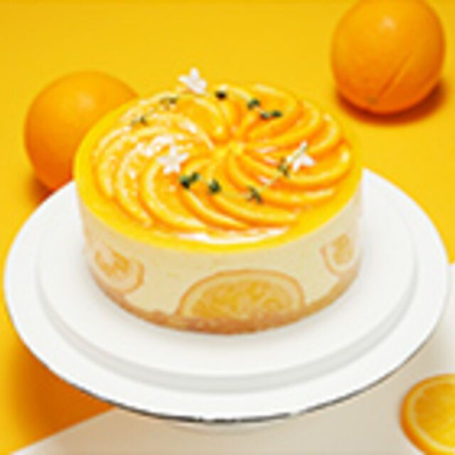 専門学校ビジョナリーアーツ オレンジのムースケーキ1