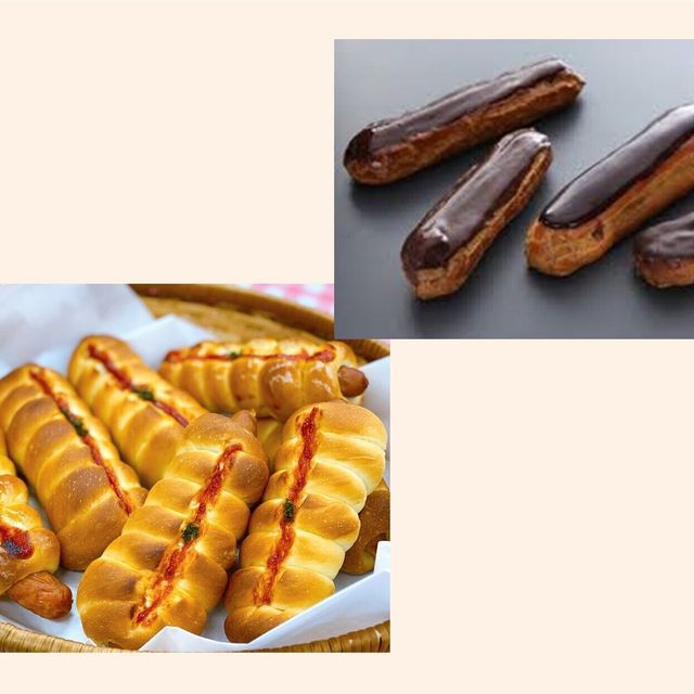 東京多摩調理製菓専門学校 【製菓＆製パン】濃厚チョコのエクレア＆ウインナーロール1