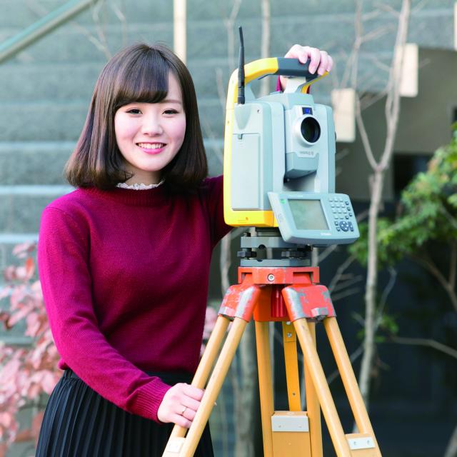2017体験入学☆測量機器を使ってみよう!
