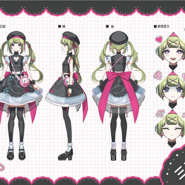 大阪総合デザイン専門学校 【コミックアート】Vtuberキャラクターデザイン体験！1