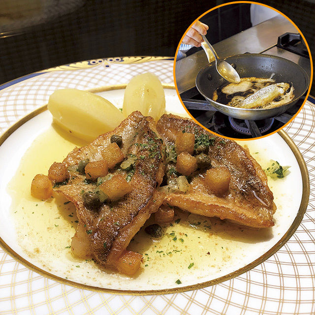 エコール 辻 東京 エコール辻東京【フランス・イタリア料理マスターカレッジ】「魚のムニエル」1