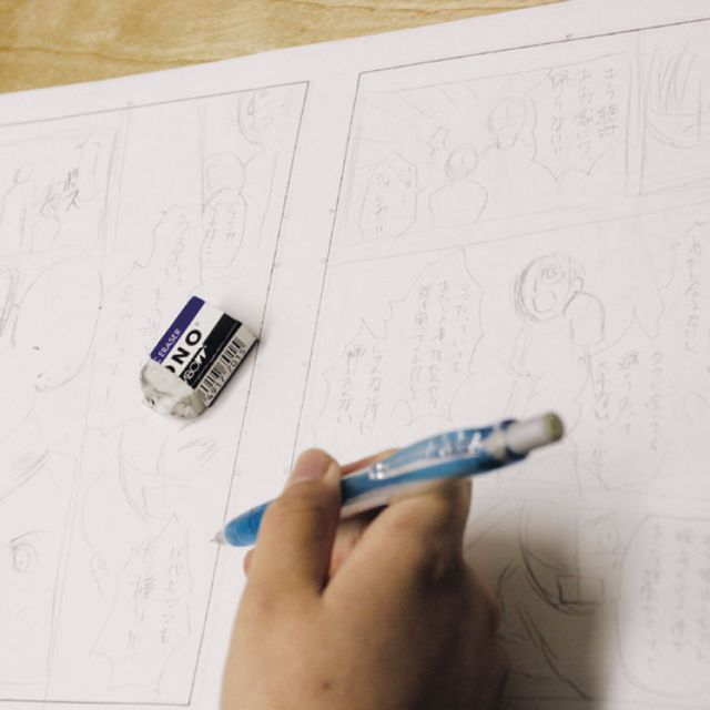 東京アニメーションカレッジ専門学校 ４コマ漫画のネームを制作してみよう！1