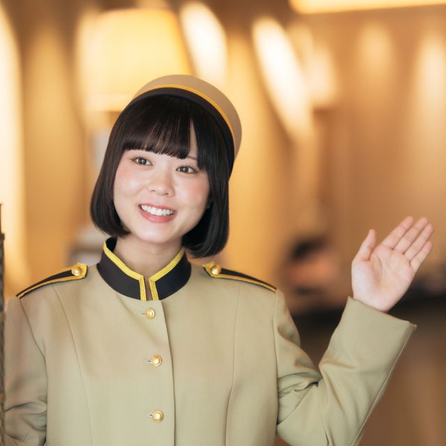 京都ホテル観光ブライダル専門学校 【ホテル】フロント・ベルスタッフ体験　憧れのホテルマンに！1