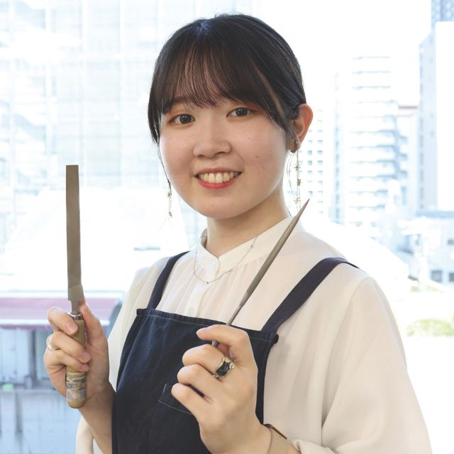 専門学校ヒコ・みづのジュエリーカレッジ大阪 【春休み特別開催】イニシャルペンダント制作体験！3