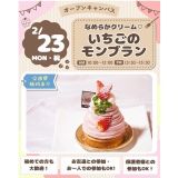 【体験＆試食】なめらかクリーム！いちごのモンブラン☆の詳細
