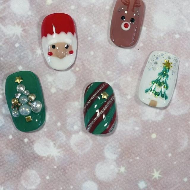 足利デザイン・ビューティ専門学校 トータルビューティ科：クリスマスフェスタ♪メイク＆ネイル体験1