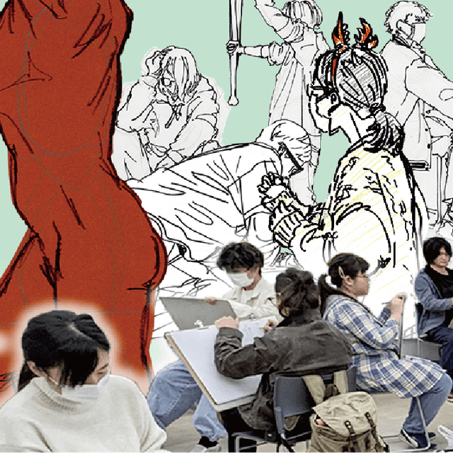 大阪総合デザイン専門学校 初めてでもOK！クロッキーに挑戦！　【アニメーションコース】1