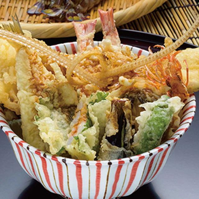 初夏の食材を使った天丼