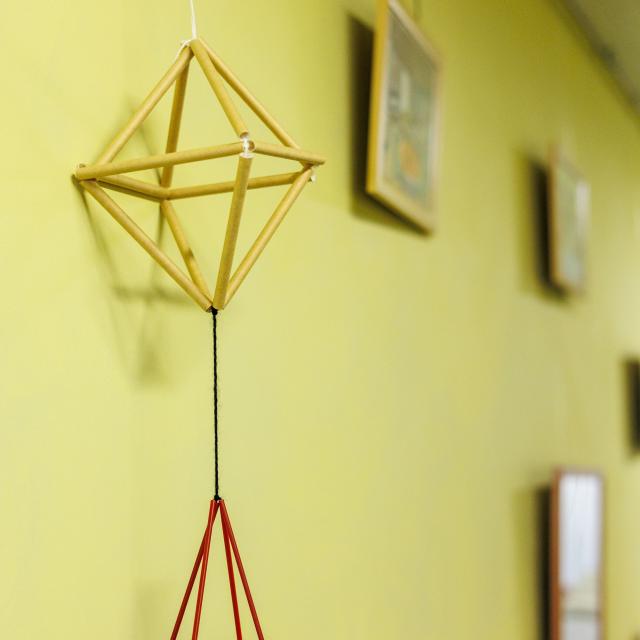 専門学校 東京テクニカルカレッジ 【インテリア科】おしゃれなインテリア、「ヒンメリ」をつくろう1